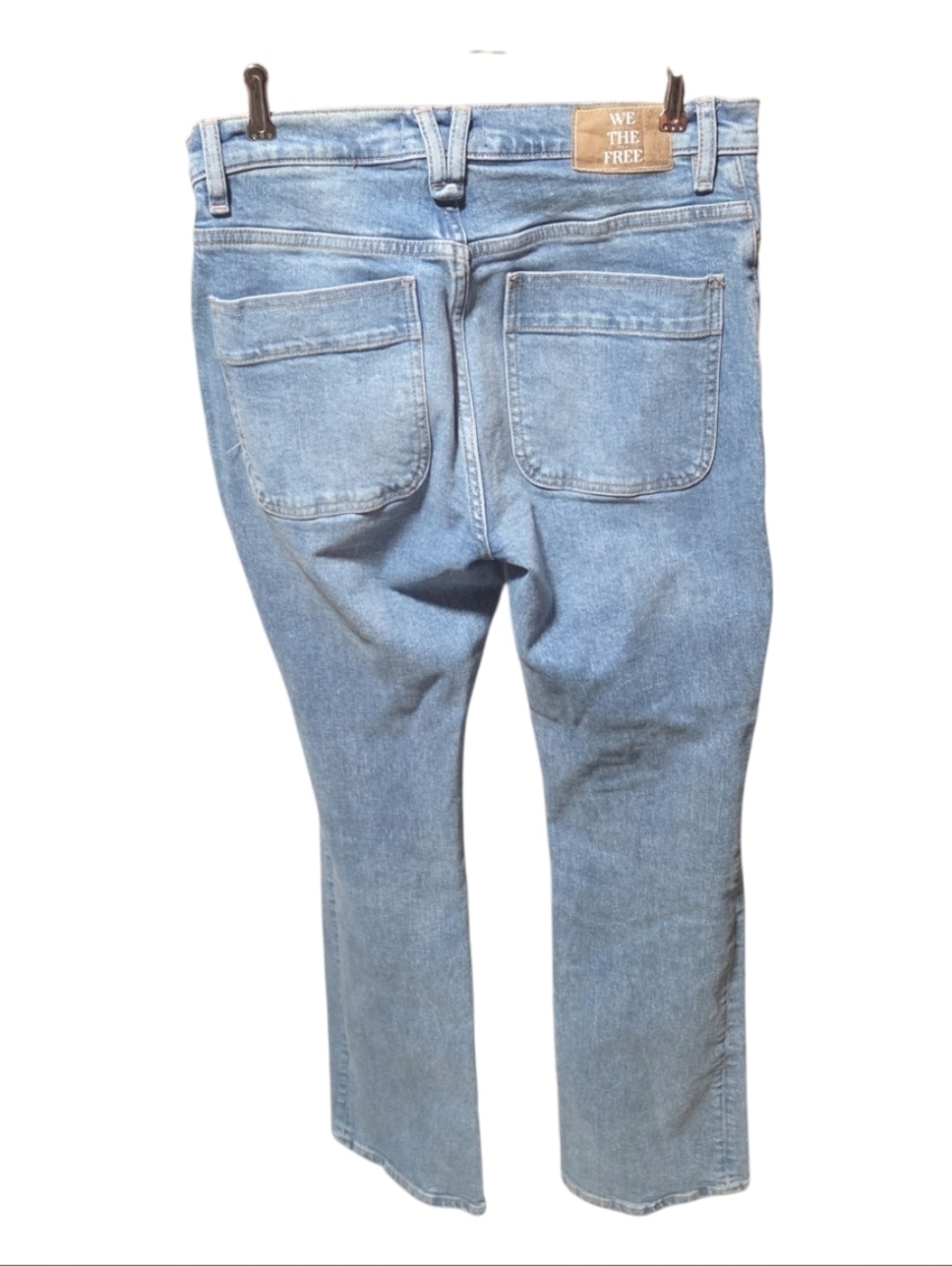 We The Free Free People Aiden Slim Bootcut Blue Jeans Medium Wash Size 29 - Picture 3 of 7